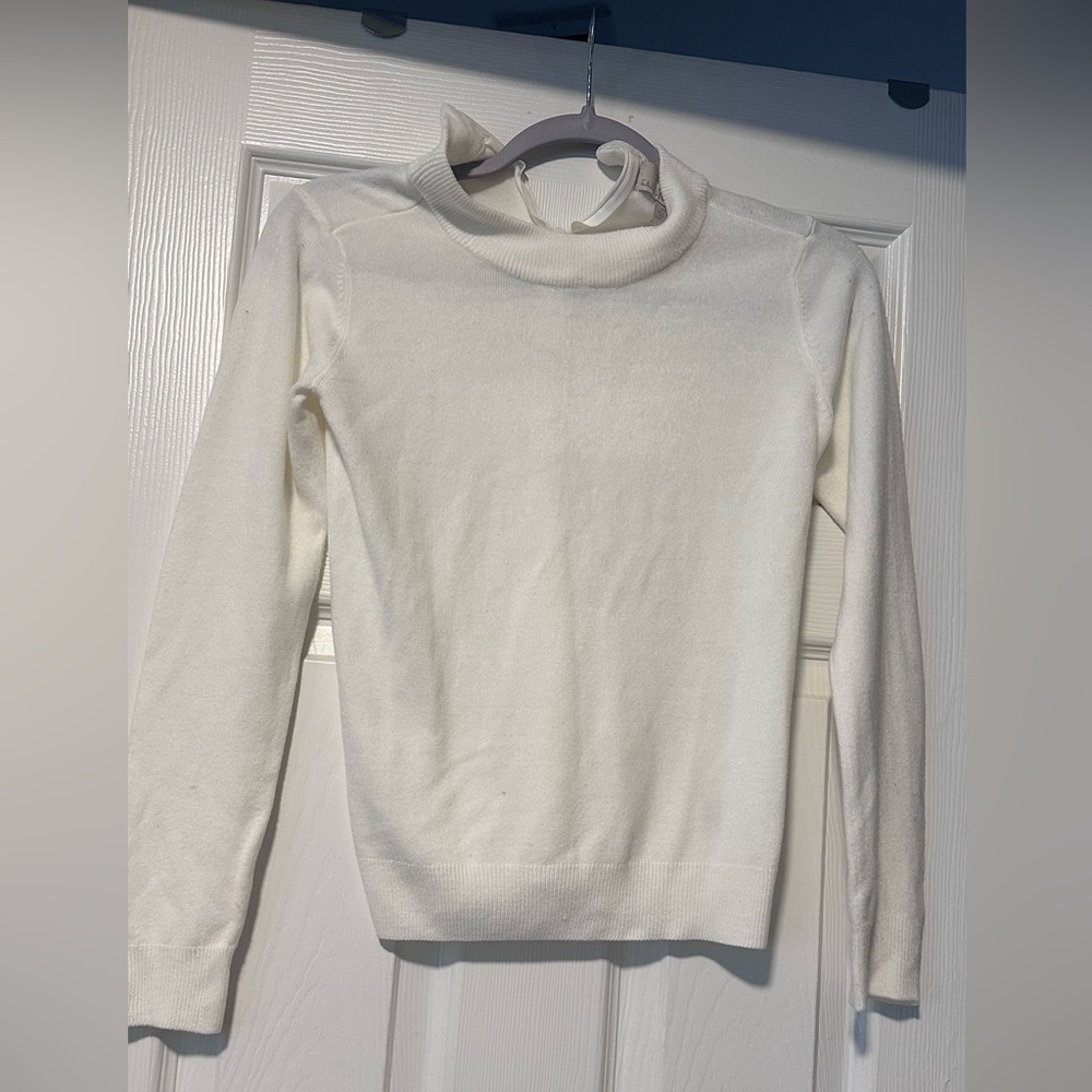 Carolyn Taylor Classic Cream Turtleneck Sweater